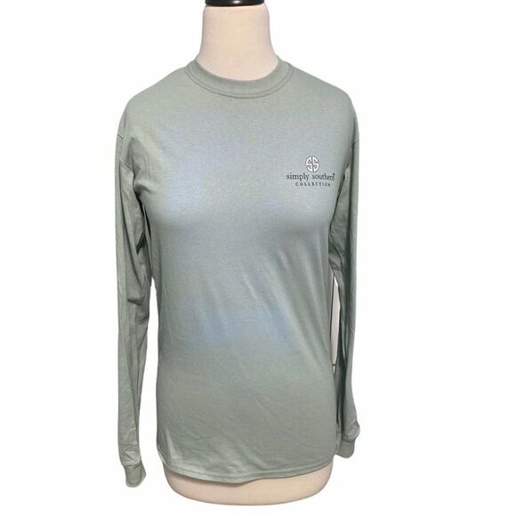 Simply Southern West Virginia T-Shirt Small Green - Picture 5 of 12